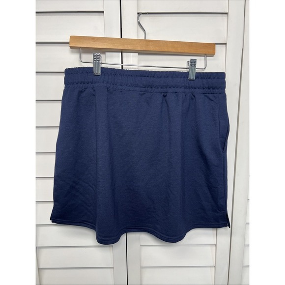 Aeropostale Sport French Terry Pull On Mini Skirt Skort Size Medium Navy NWT - Picture 11 of 11